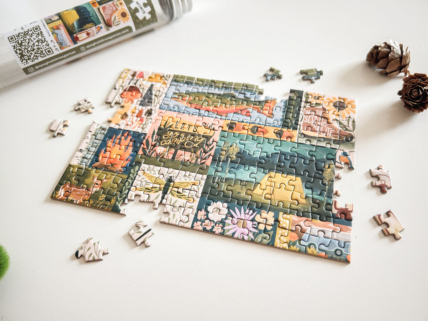 Let's Go Camping 150 Pc Mini Puzzle