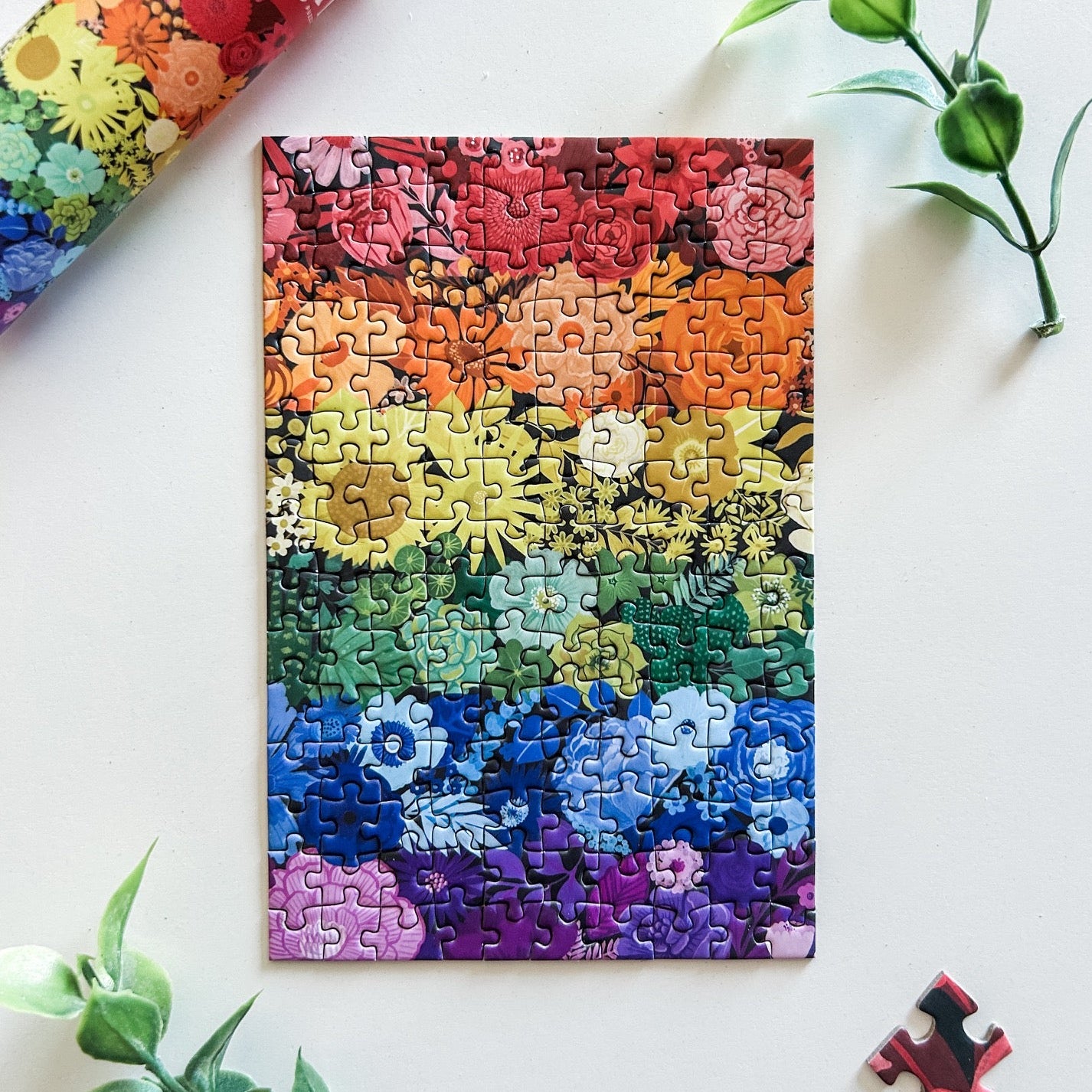 Rainbow Garden 150 Pc Mini Puzzle – Spaghetti Tree Puzzles and Games