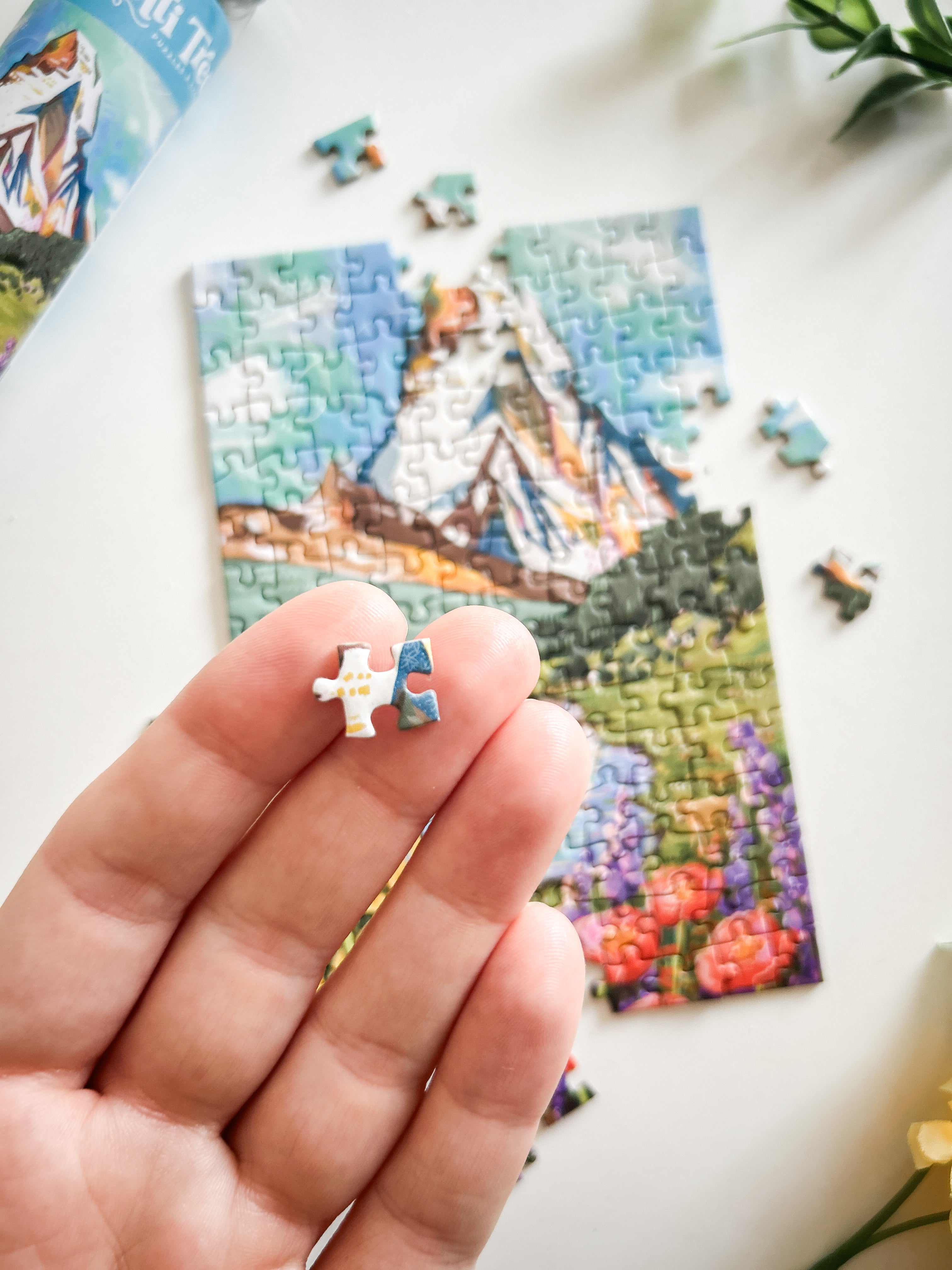 セレクション by ソナチ Swiss Summit 150 Pc Mini Puzzle – Spaghetti Tree Puzzles and Games