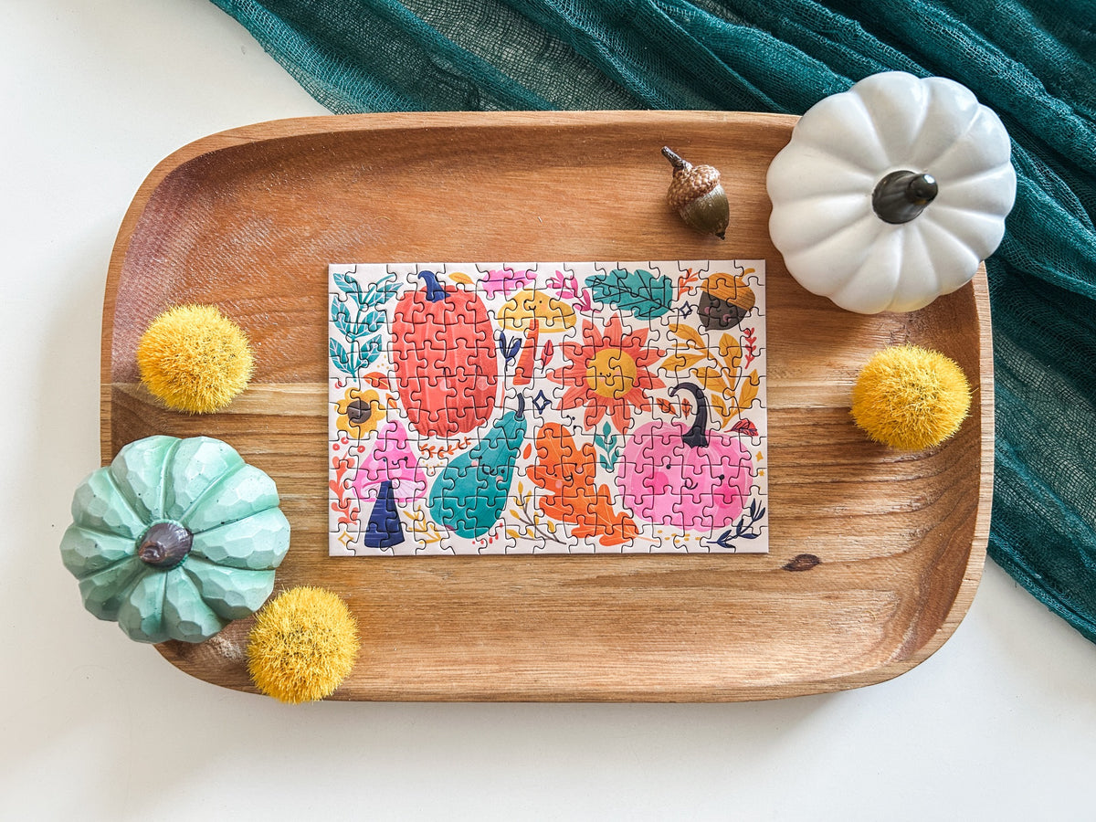 Mini Fall Puzzles Happy Fall 150 Pc Mini Puzzle – Spaghetti Tree Puzzles and Games
