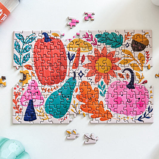 Happy Fall 150 Pc Mini Puzzle
