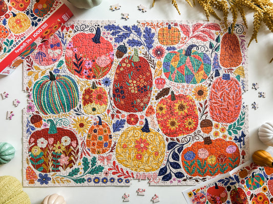 Patchwork Pumpkins 1000 Pc Puzzle