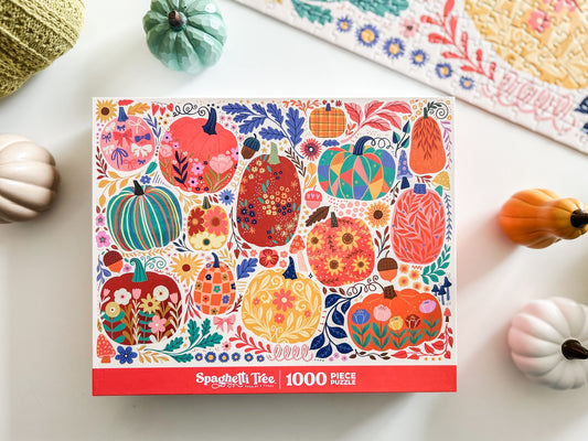Patchwork Pumpkins 1000 Pc Puzzle