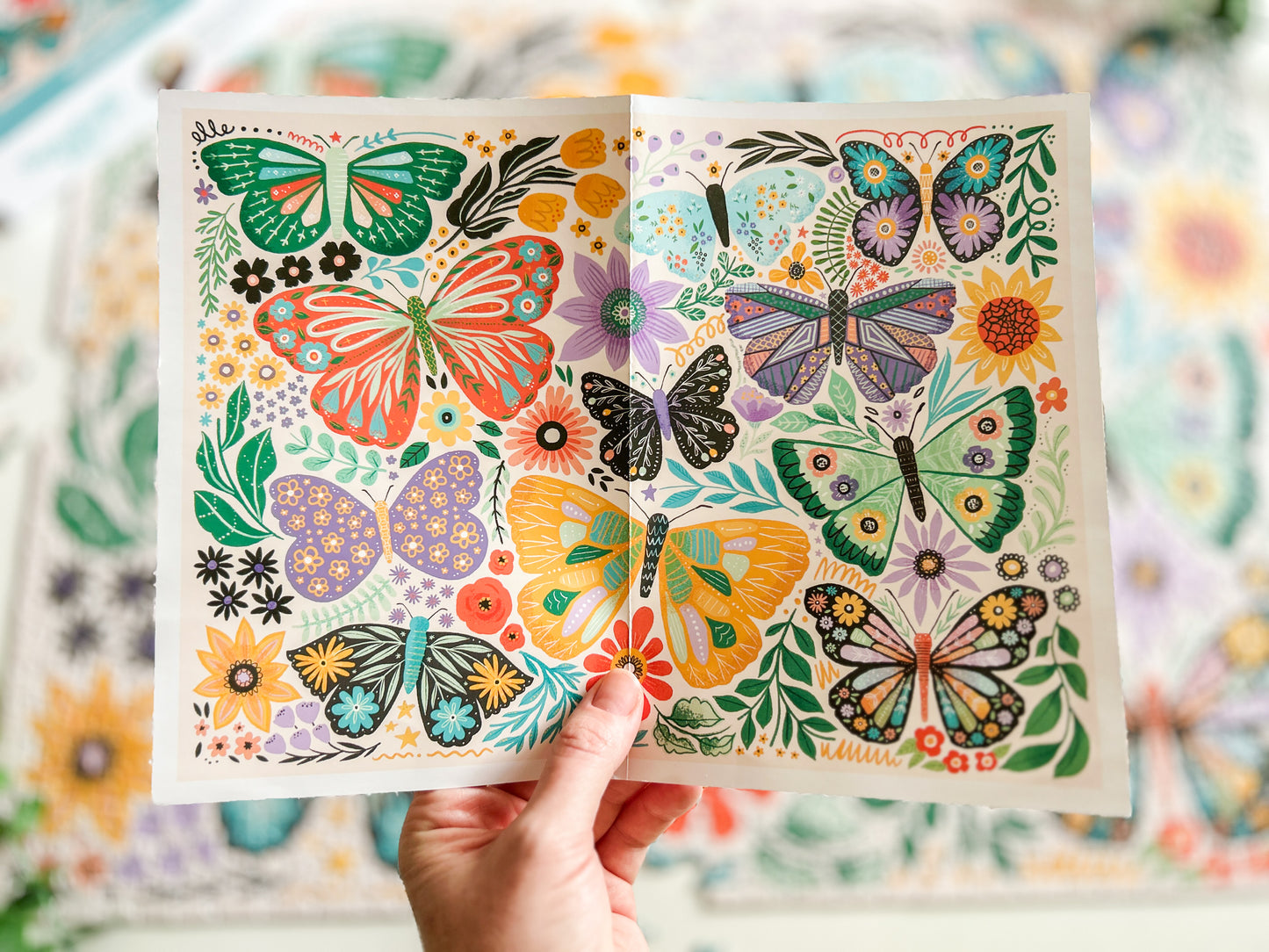 Butterfly Bouquet 1000 Pc Puzzle