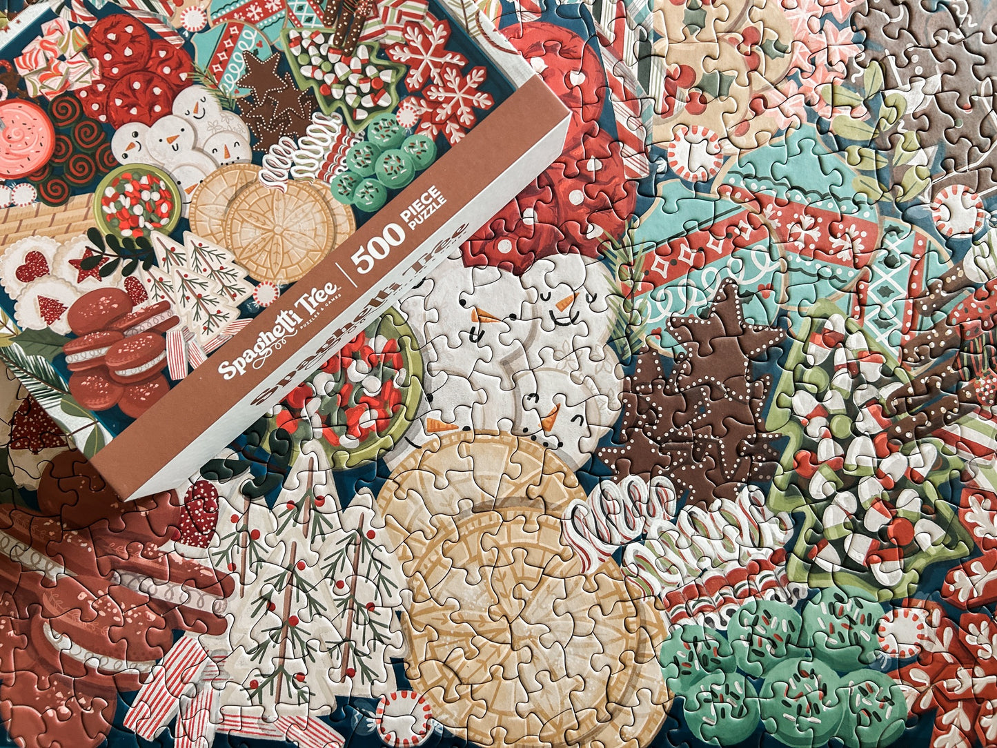 Christmas Cookies 500 Piece Puzzle