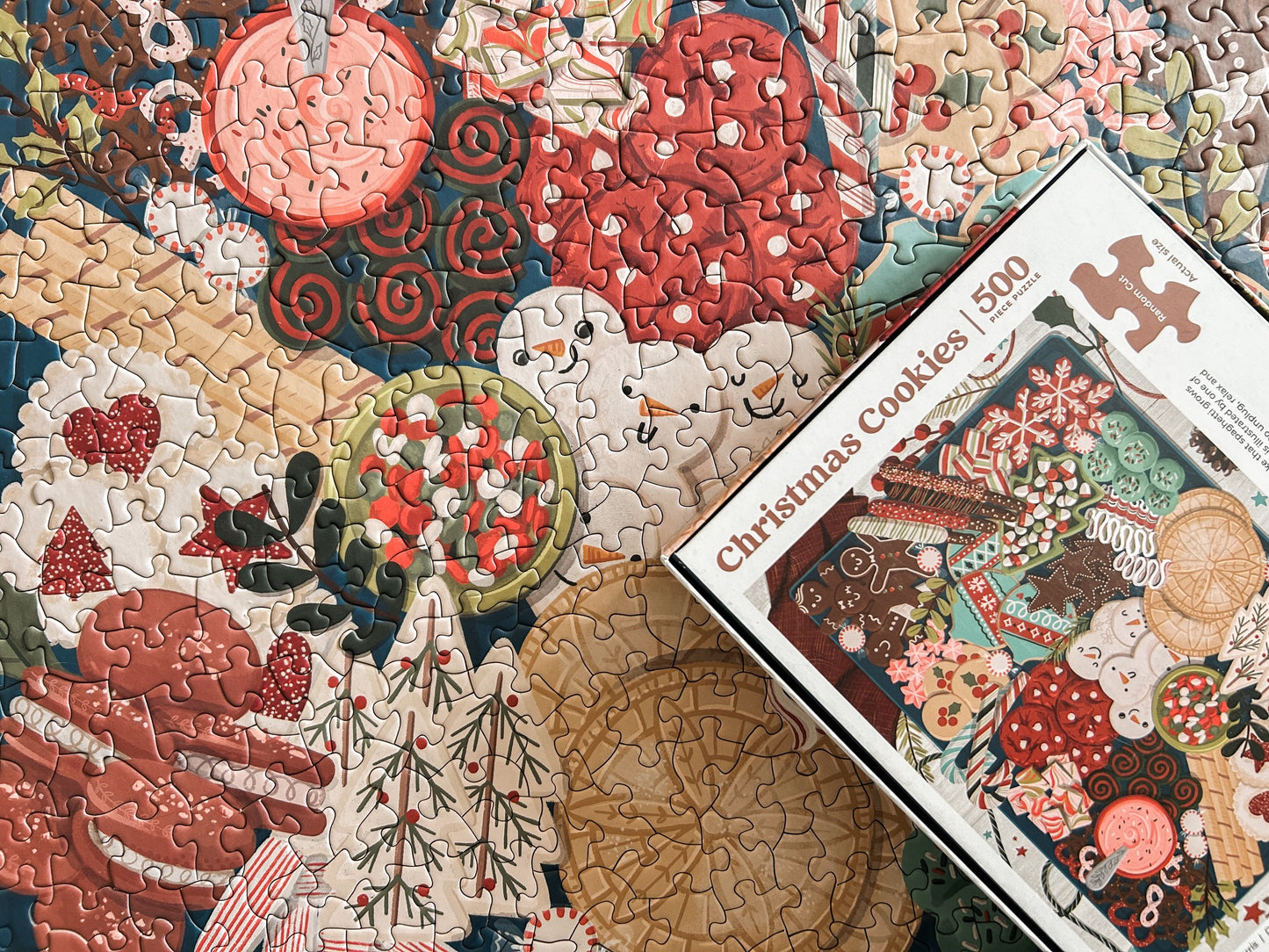 Christmas Cookies 500 Piece Puzzle