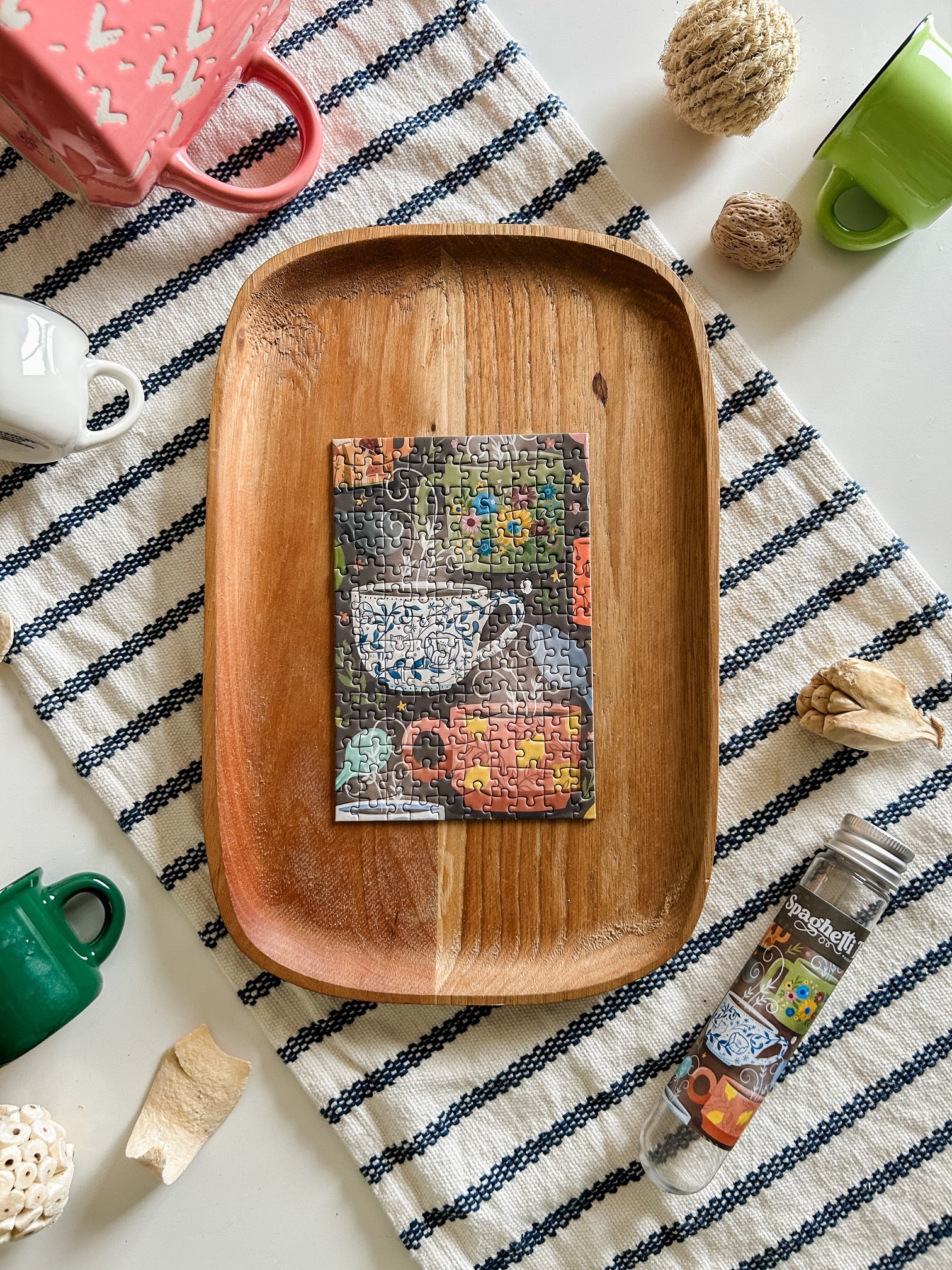 Sip and Savor 150 Pc Mini Puzzle – Spaghetti Tree Puzzles and Games