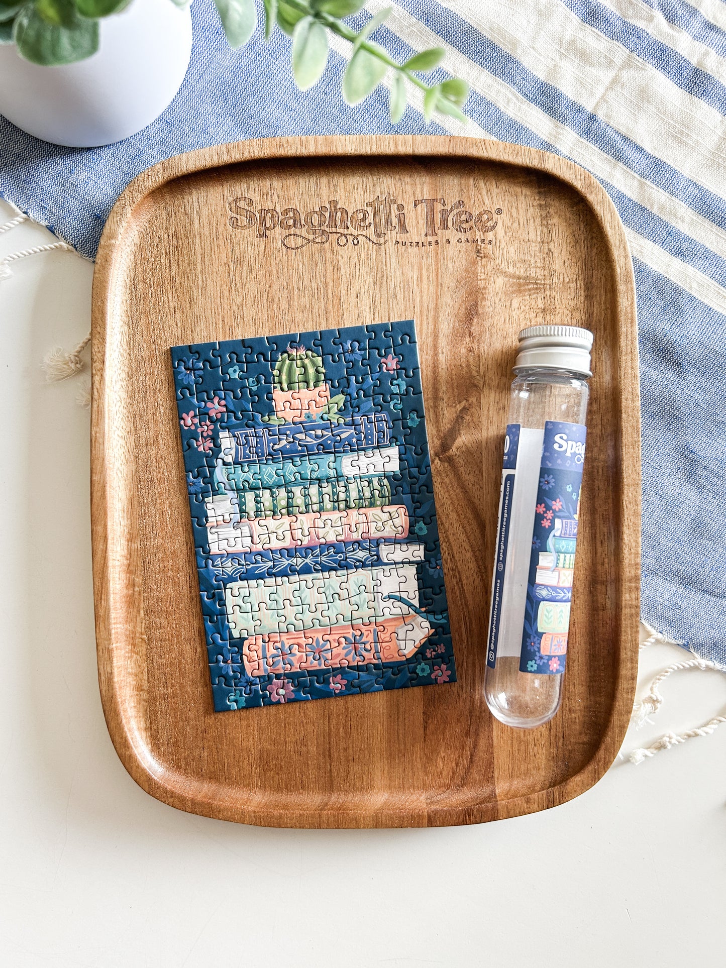 Wooden Puzzle Tray