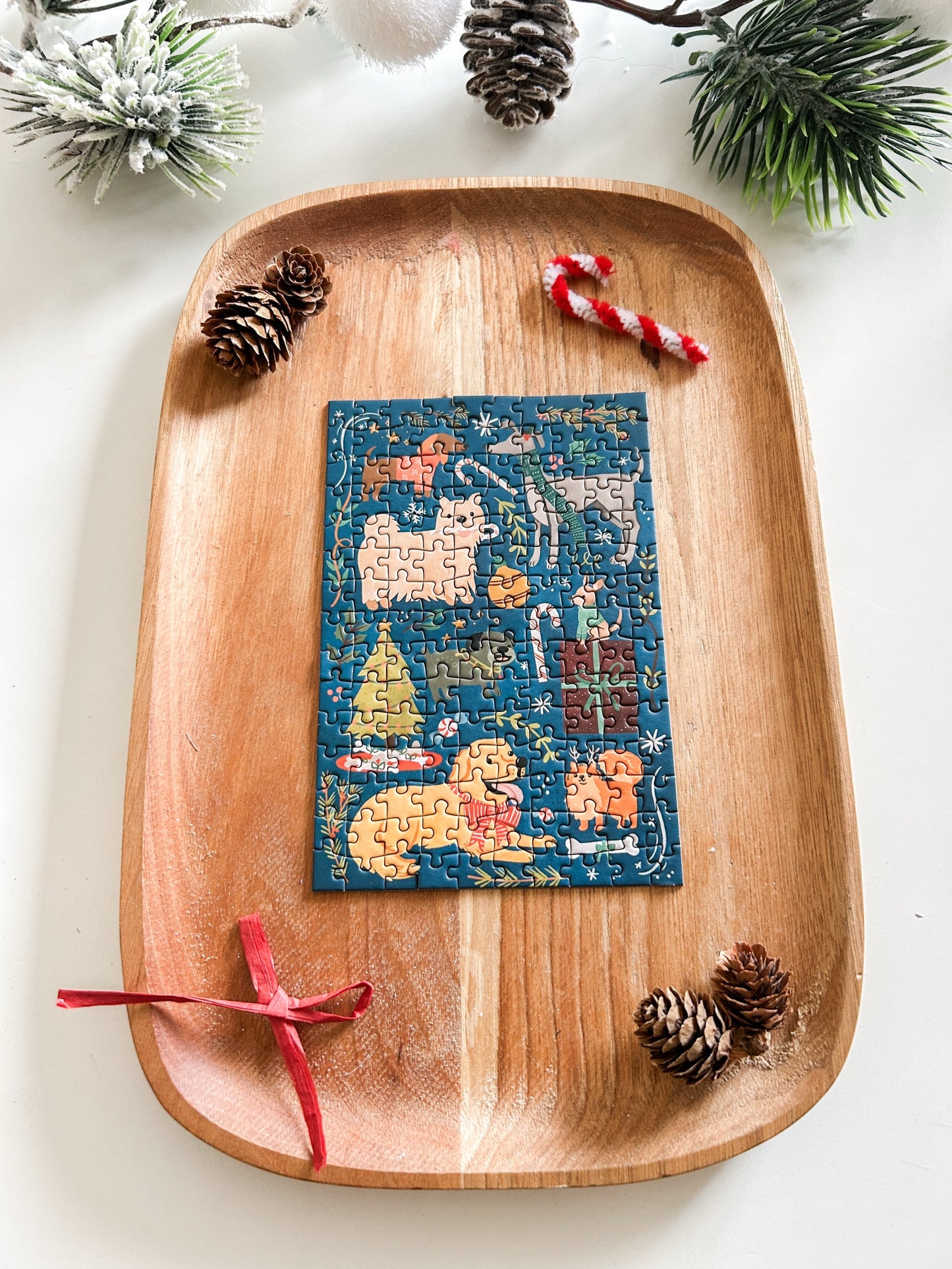 Merry Woofmas 150 Pc Mini Puzzle