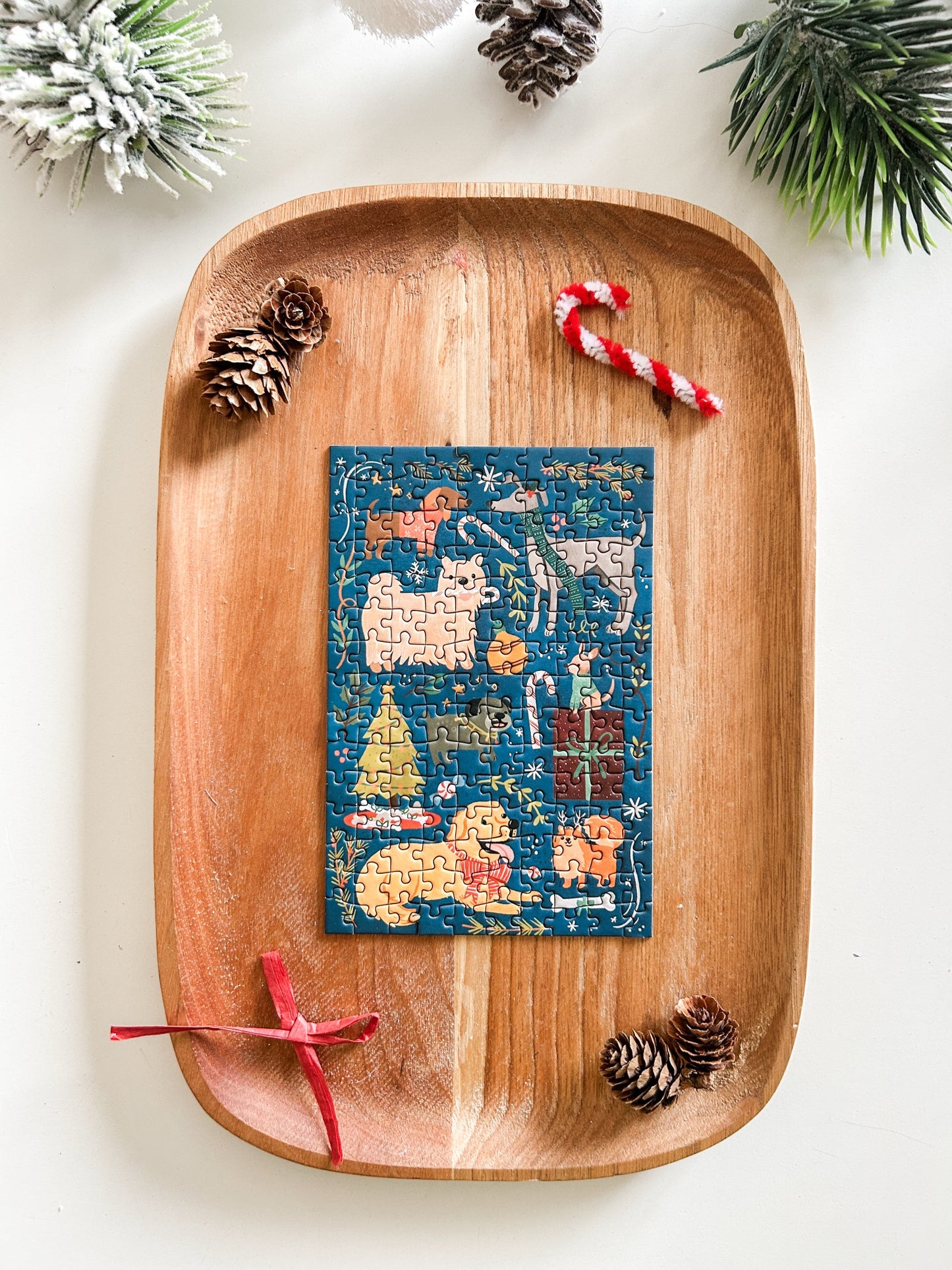 Merry Woofmas 150 Pc Mini Puzzle