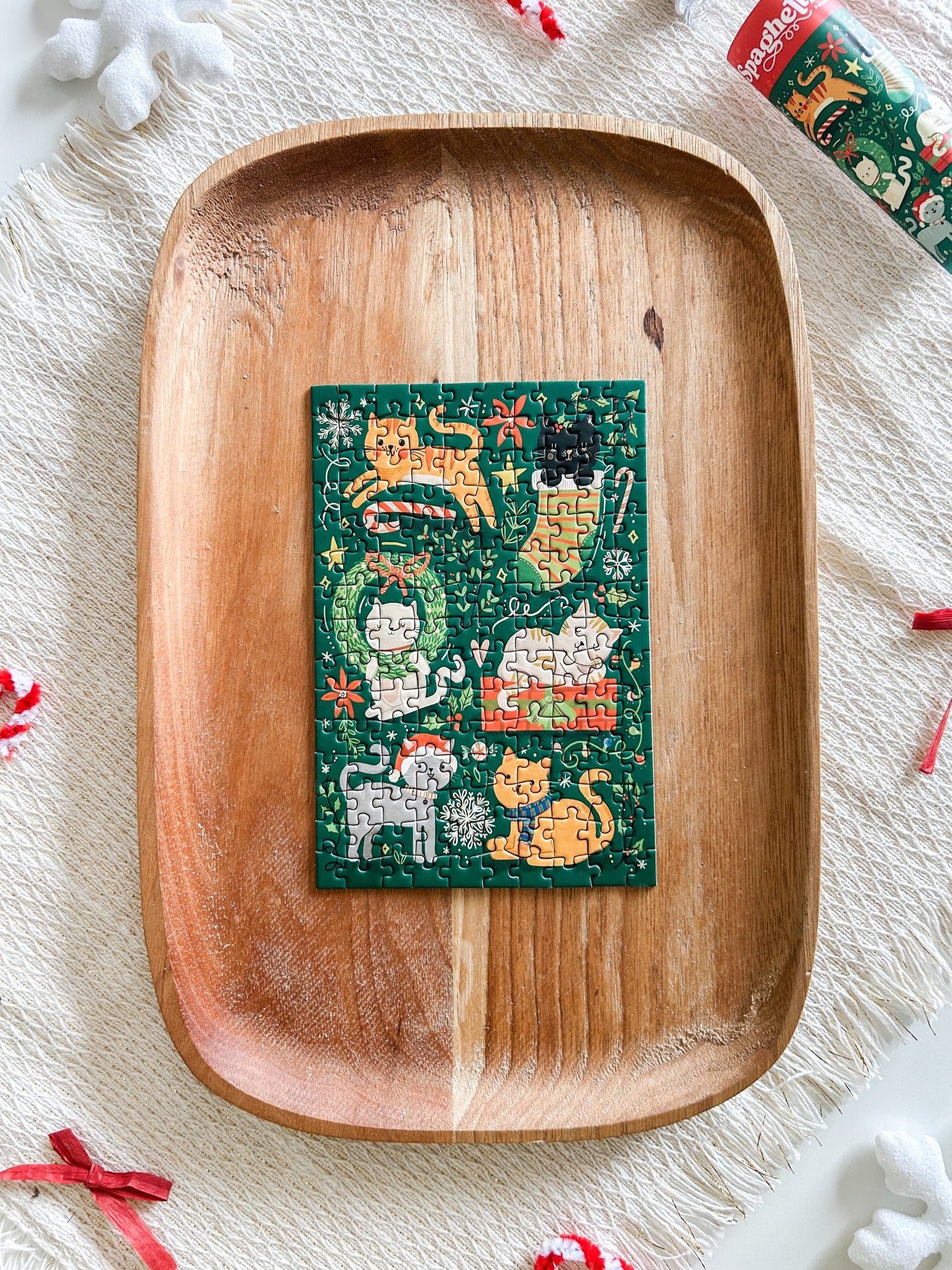 Meowy Christmas 150 Pc Mini Puzzle