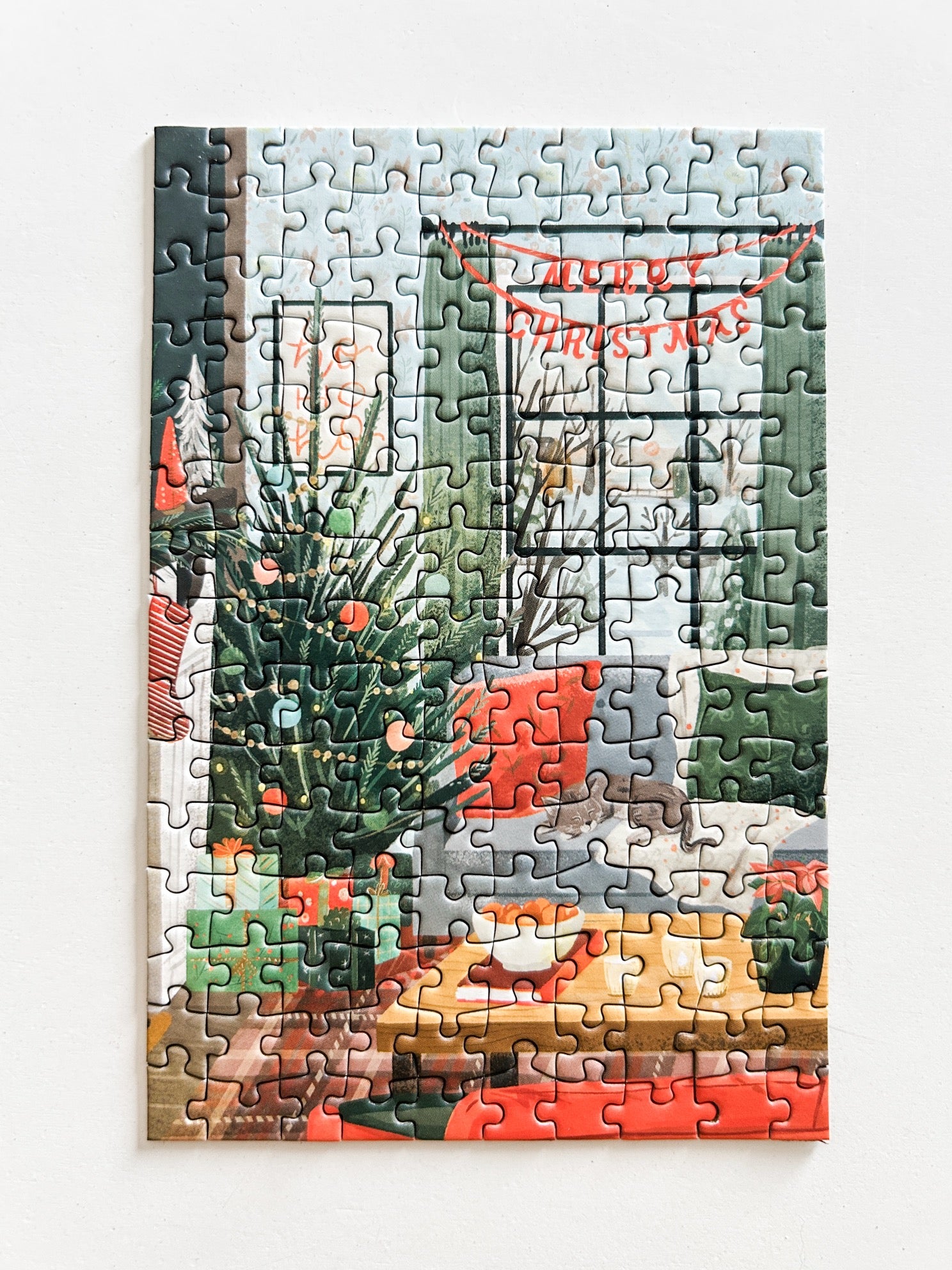 Cozy Christmas 150 Pc Mini Puzzle – Spaghetti Tree Puzzles and Games