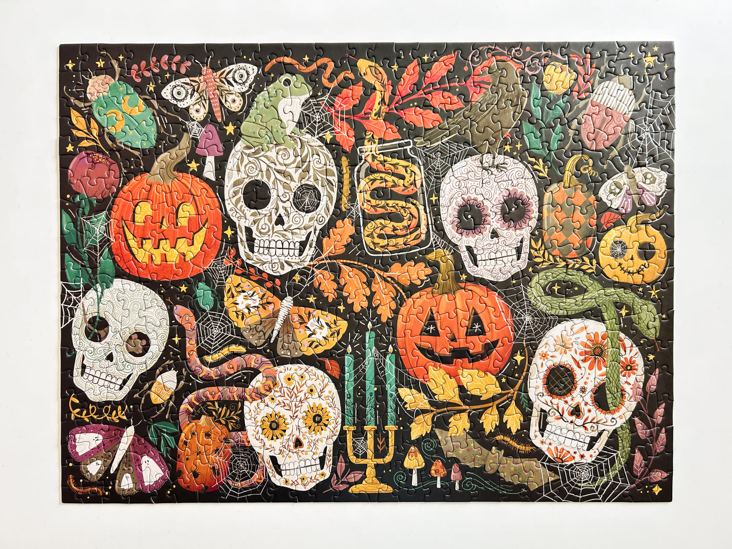 Creepy Crawlies 500 Piece Halloween Puzzle *DAMAGED BOX*