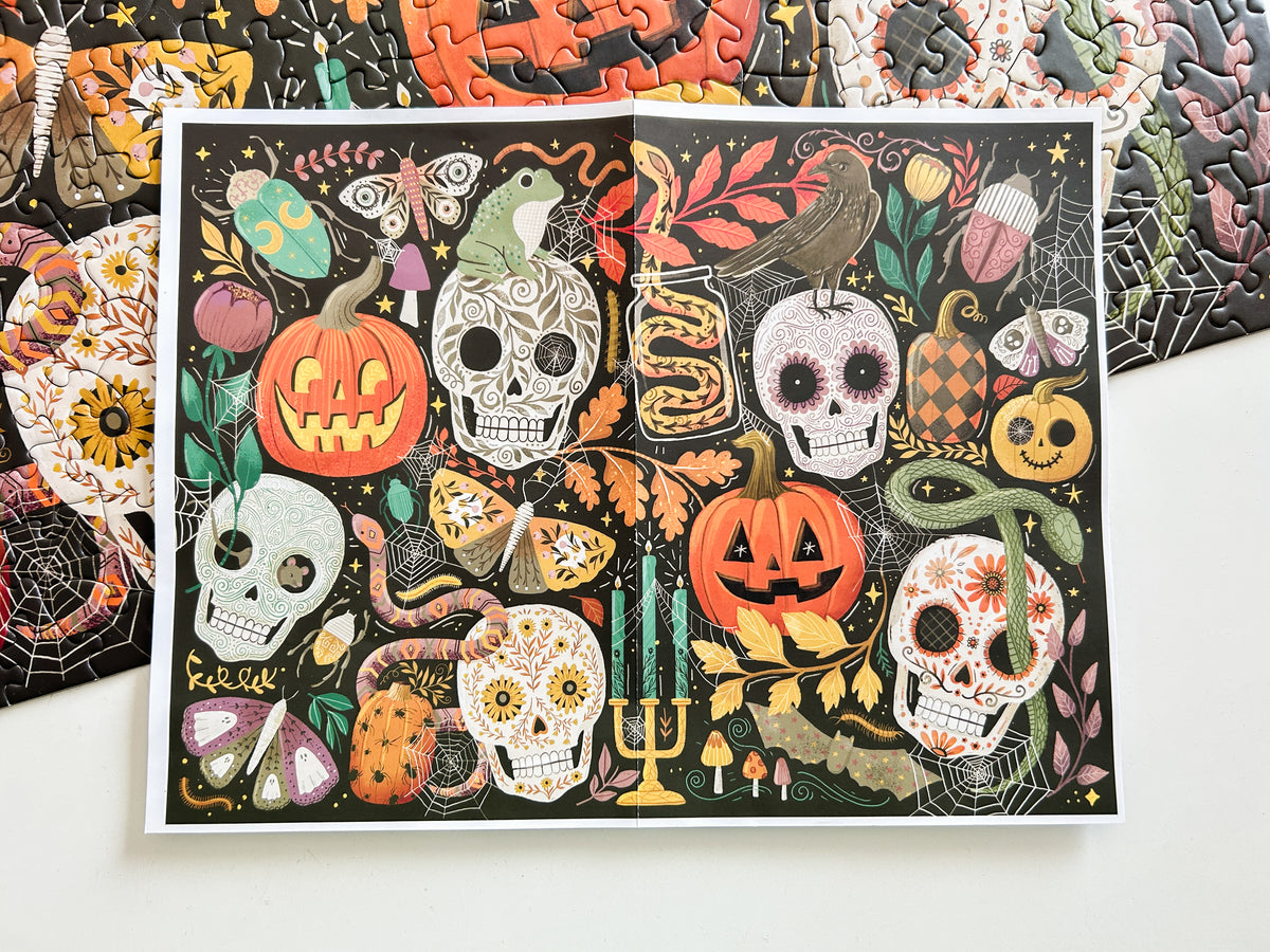 Creepy Crawlies 500 Piece Halloween Puzzle *DAMAGED BOX*