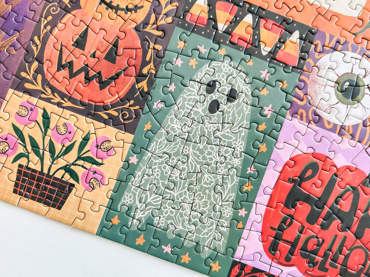 Happy Halloween 1000 Pc Puzzle *DAMAGED BOX*