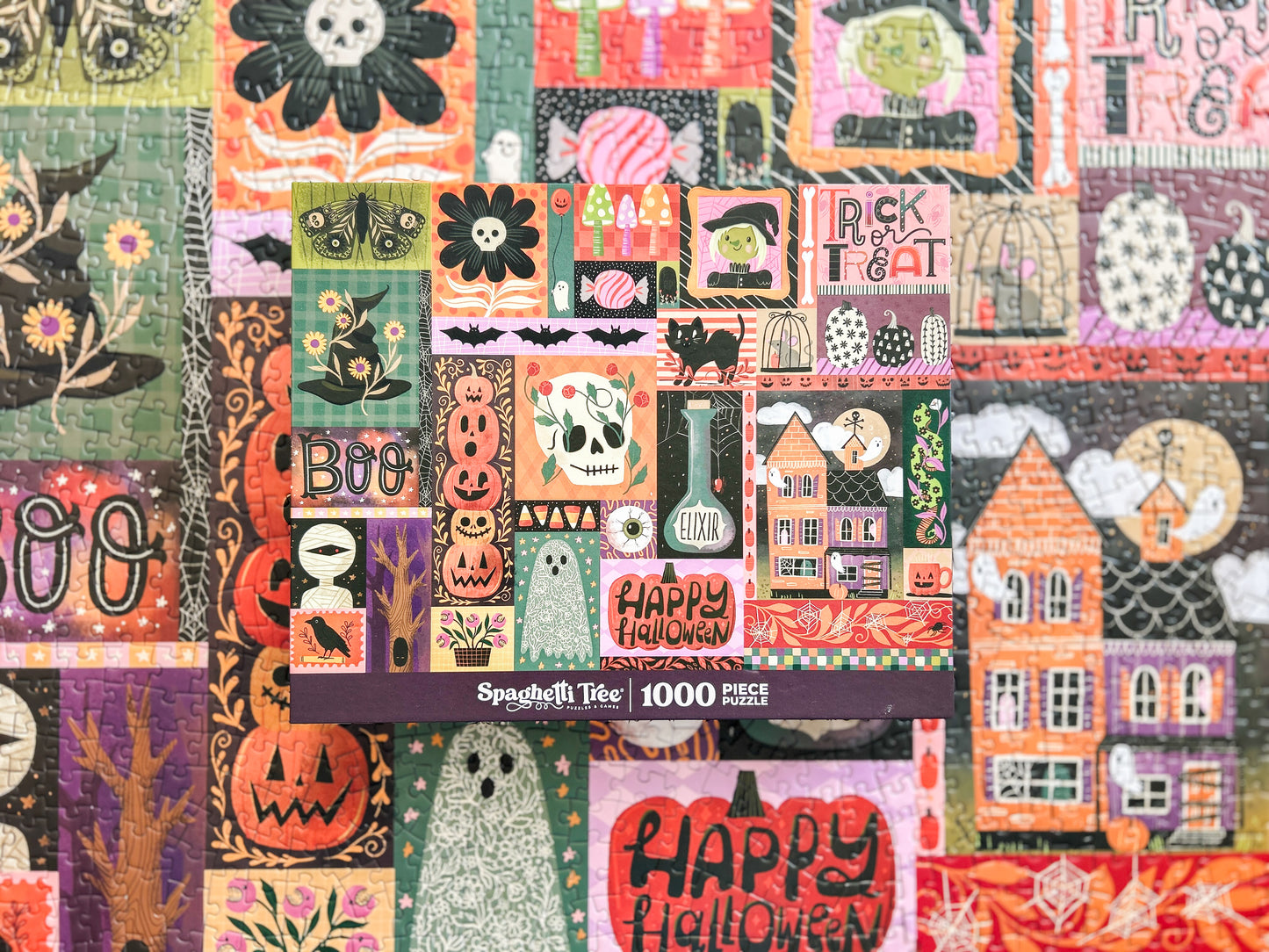 Happy Halloween 1000 Pc Puzzle *DAMAGED BOX*
