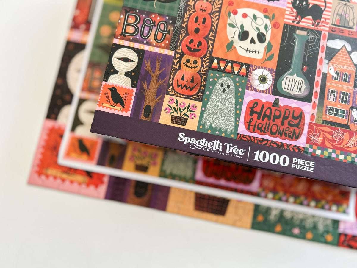 Happy Halloween 1000 Pc Puzzle *DAMAGED BOX*