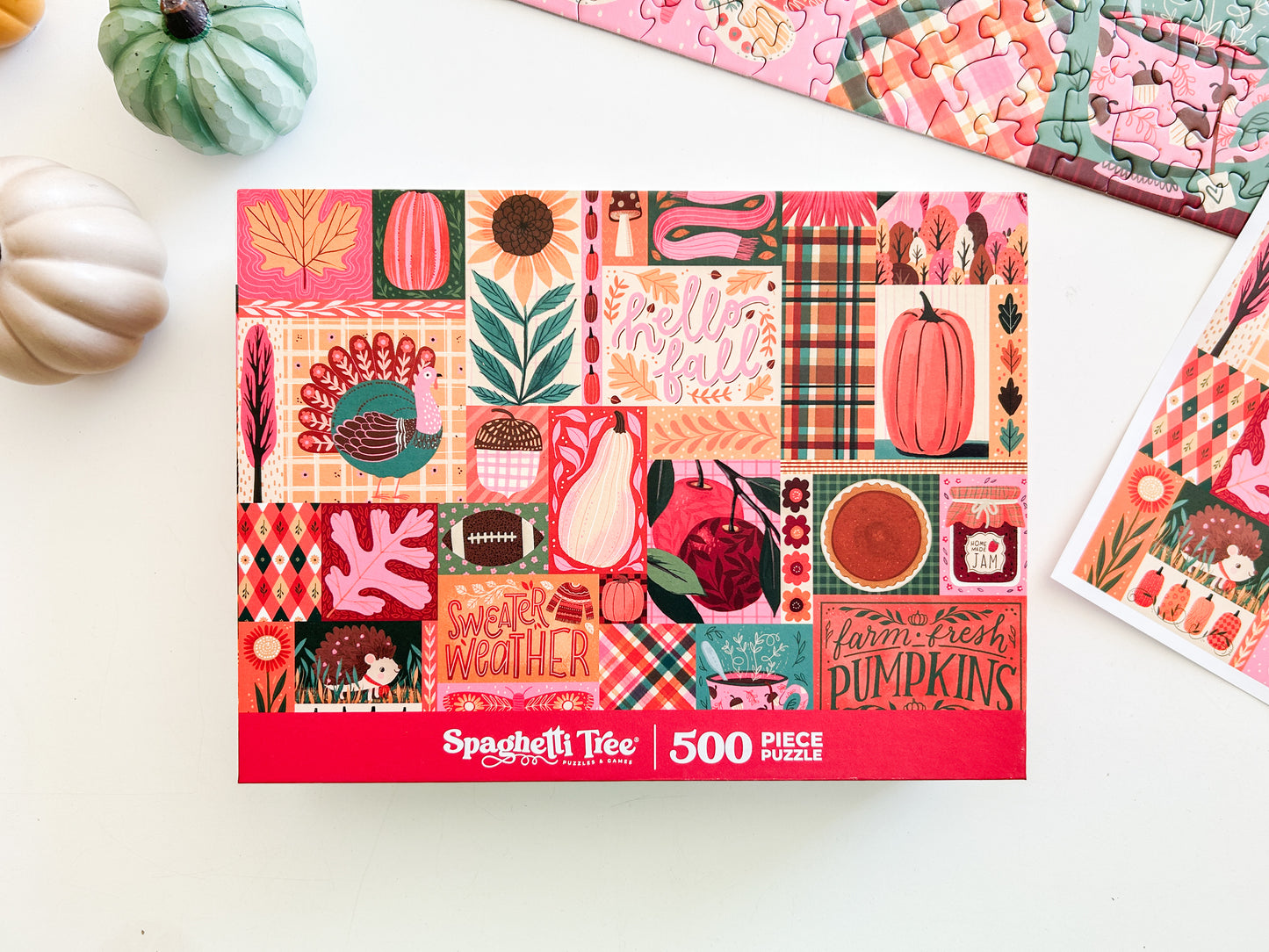 Sweater Weather 500 Piece Fall Puzzle *DAMAGED BOX*