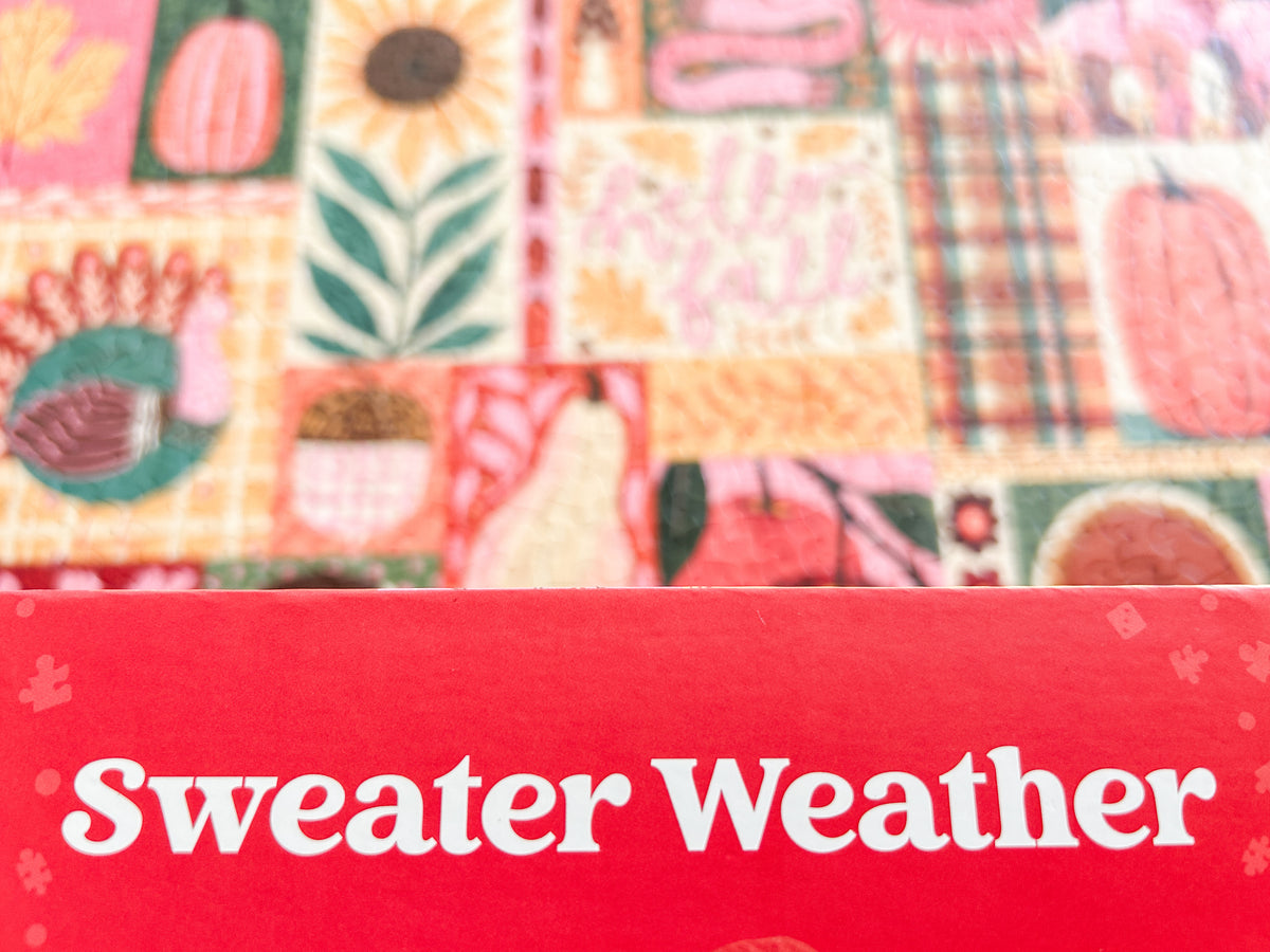 Sweater Weather 500 Piece Fall Puzzle *DAMAGED BOX*