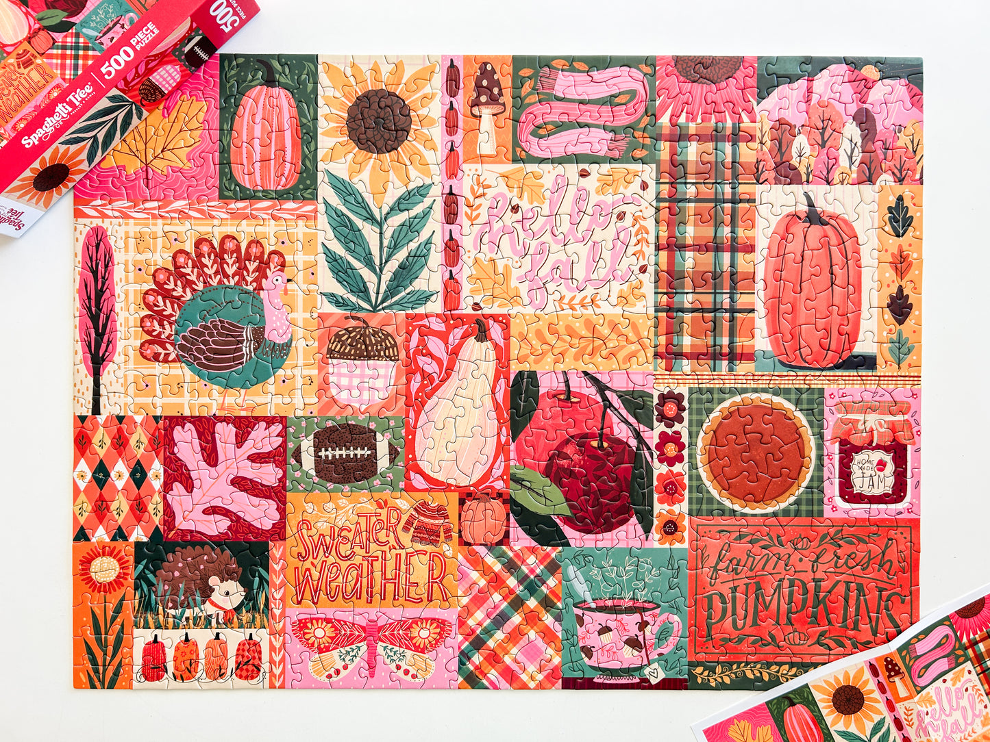 Sweater Weather 500 Piece Fall Puzzle *DAMAGED BOX*