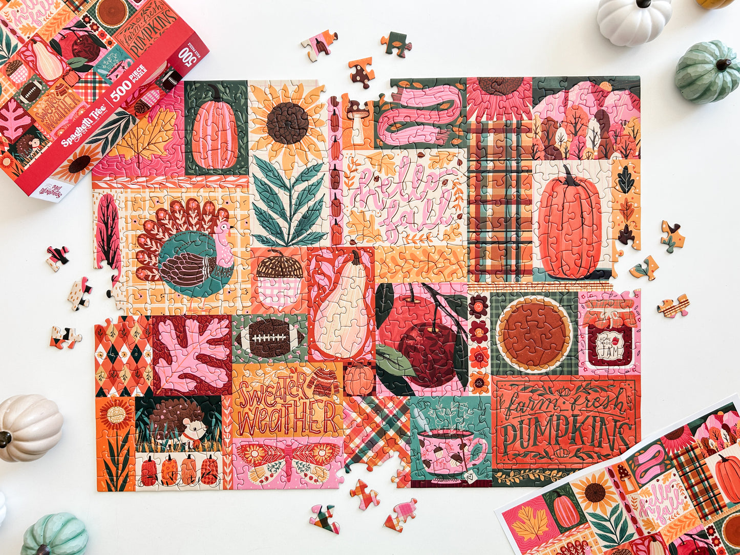 Sweater Weather 500 Piece Fall Puzzle *DAMAGED BOX*