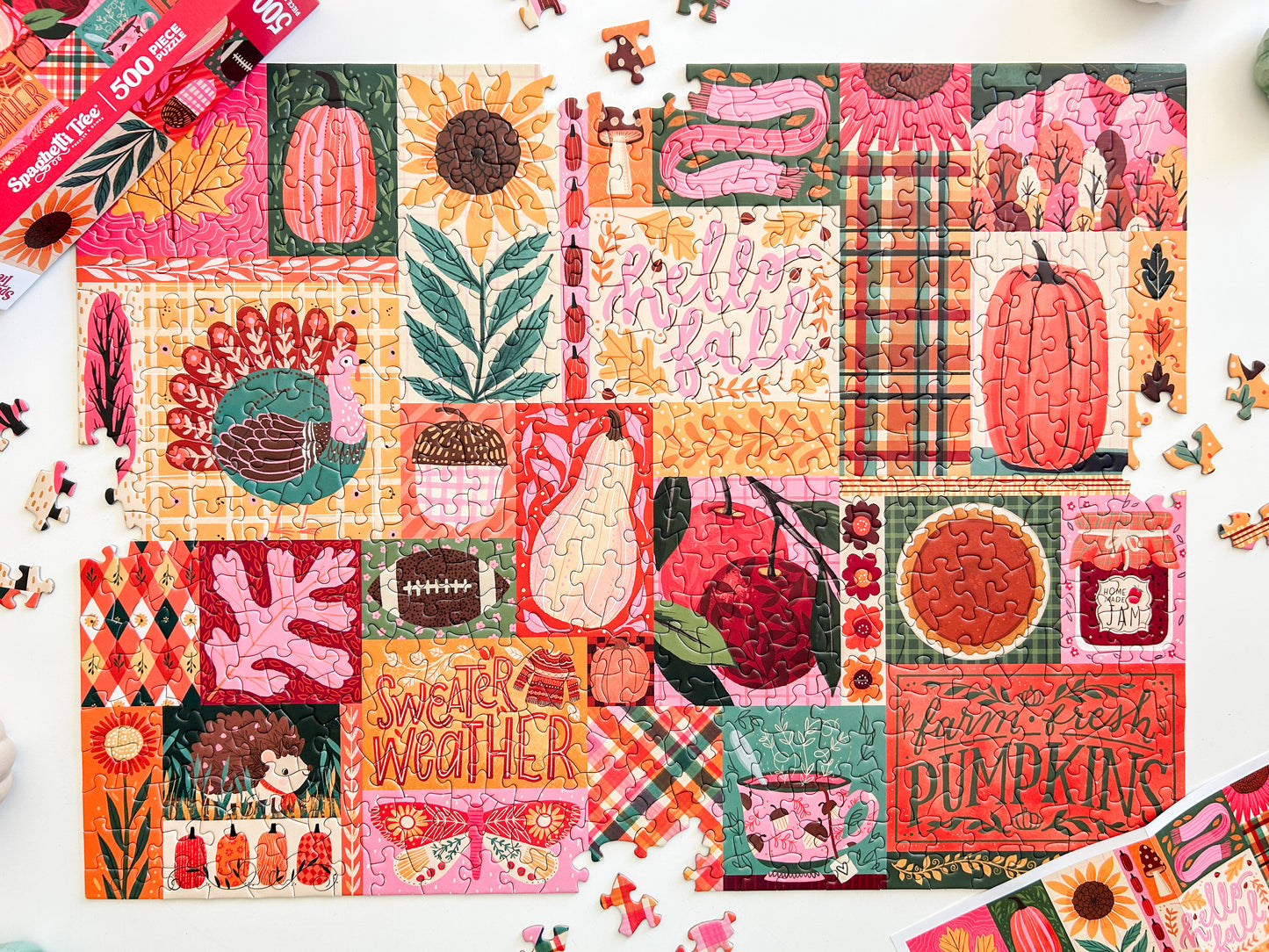 Sweater Weather 500 Piece Fall Puzzle *DAMAGED BOX*