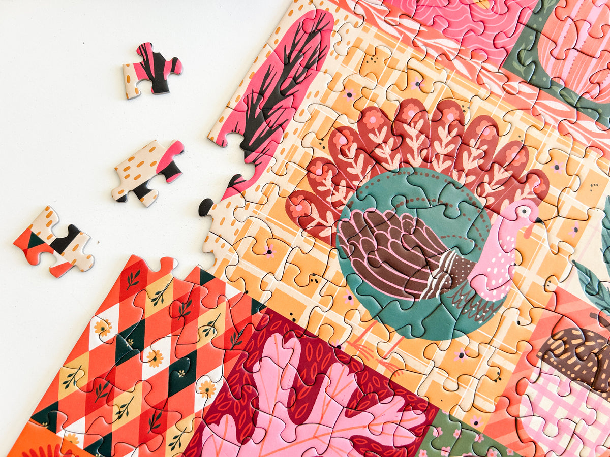 Sweater Weather 500 Piece Fall Puzzle *DAMAGED BOX*
