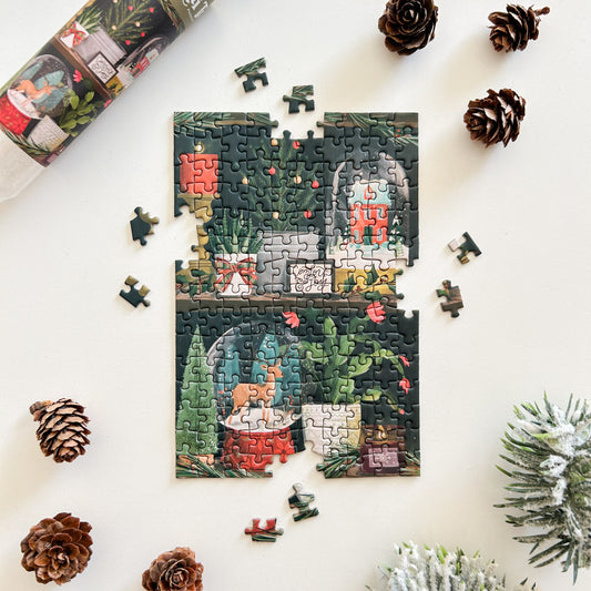 Deck the Shelves 150 Pc Mini Puzzle