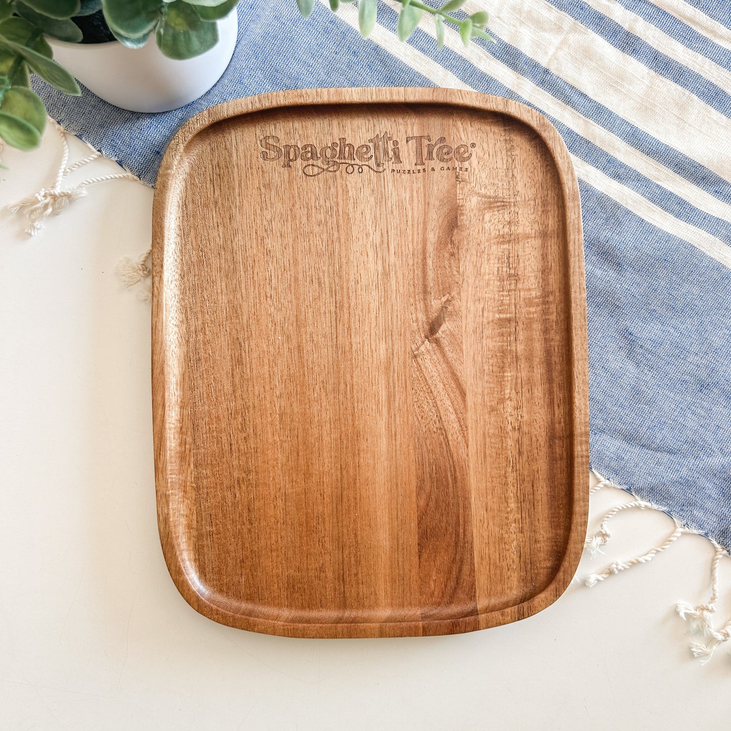 Wooden Puzzle Tray