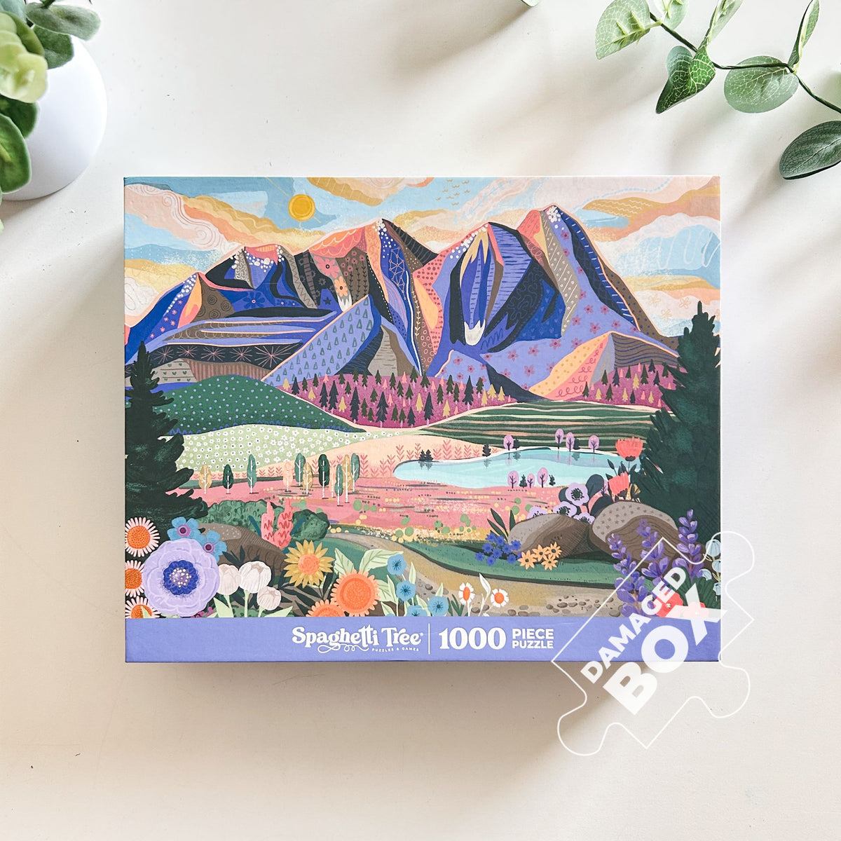 Mountains & Valleys 1000 Pc Puzzle *DAMAGED BOX*