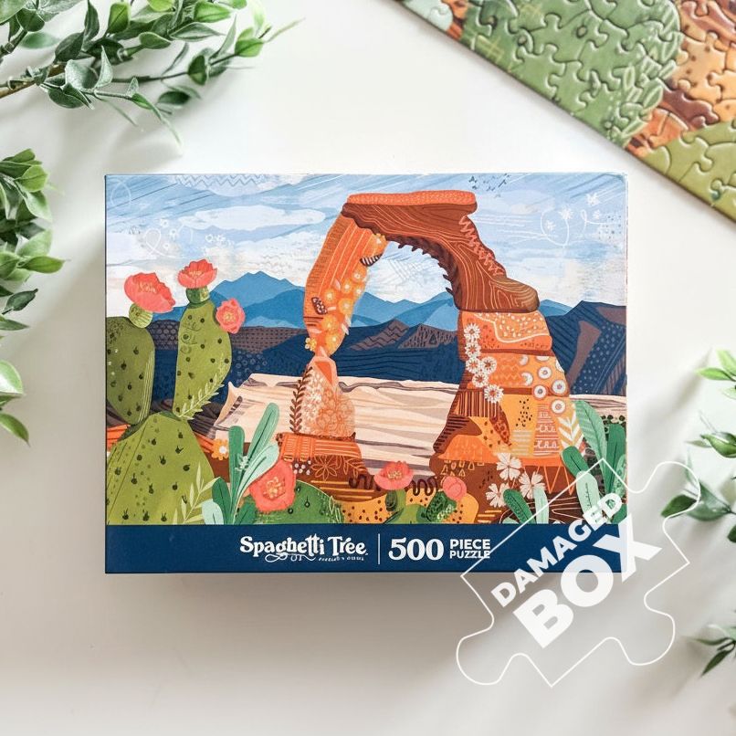 Delicate Work of Arch 500 Pc Puzzle *DAMAGED BOX*