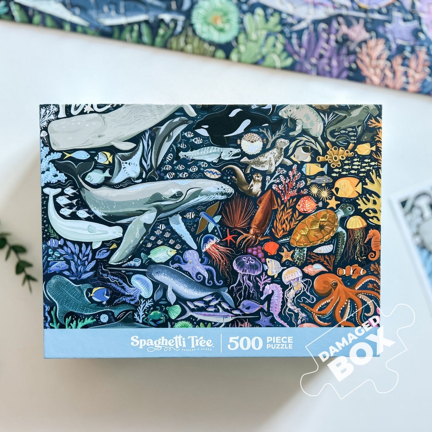 Ocean Creatures 500 Pc Puzzle *DAMAGED BOX*