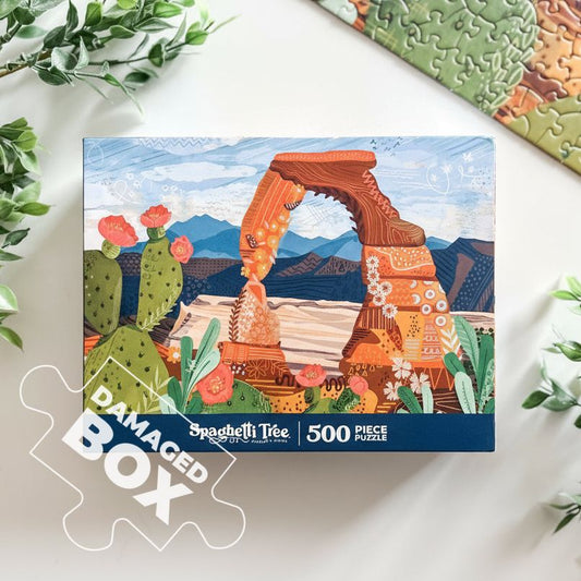 Delicate Work of Arch 500 Pc Puzzle *DAMAGED BOX*