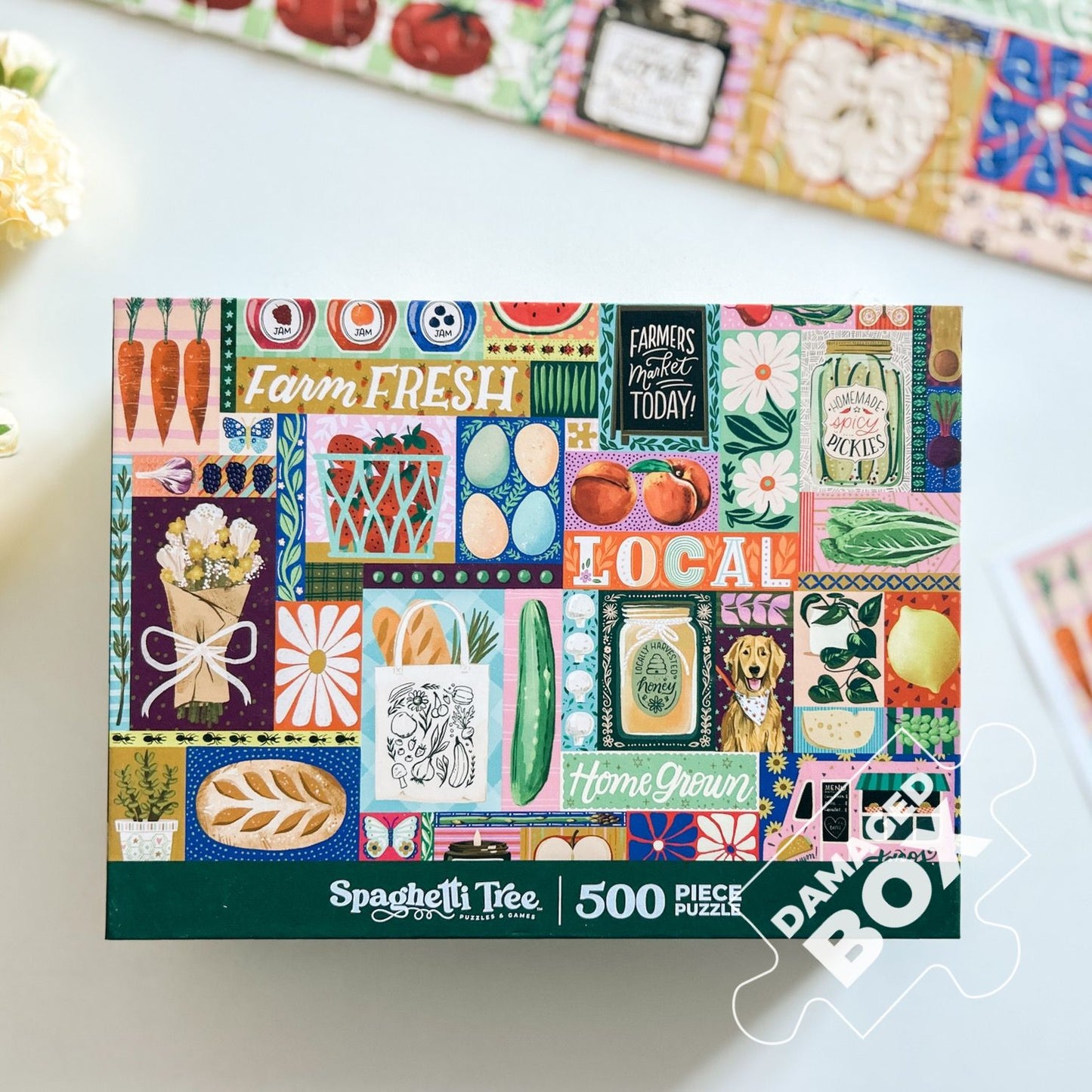 Farmers Market 500 Pc Puzzle *DAMAGED BOX*