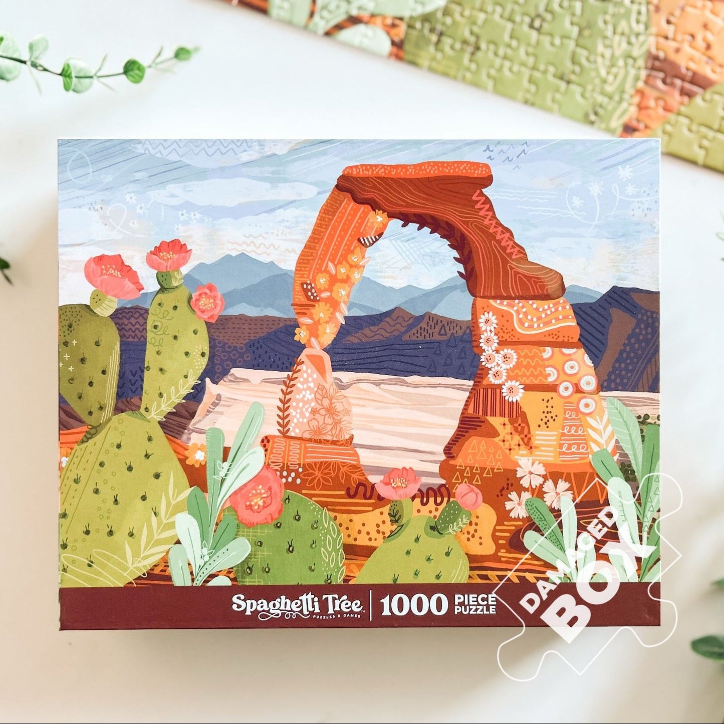 Delicate work of Arch 1000 Pc Puzzle *DAMAGED BOX*
