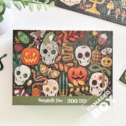 Creepy Crawlies 500 Piece Halloween Puzzle *DAMAGED BOX*