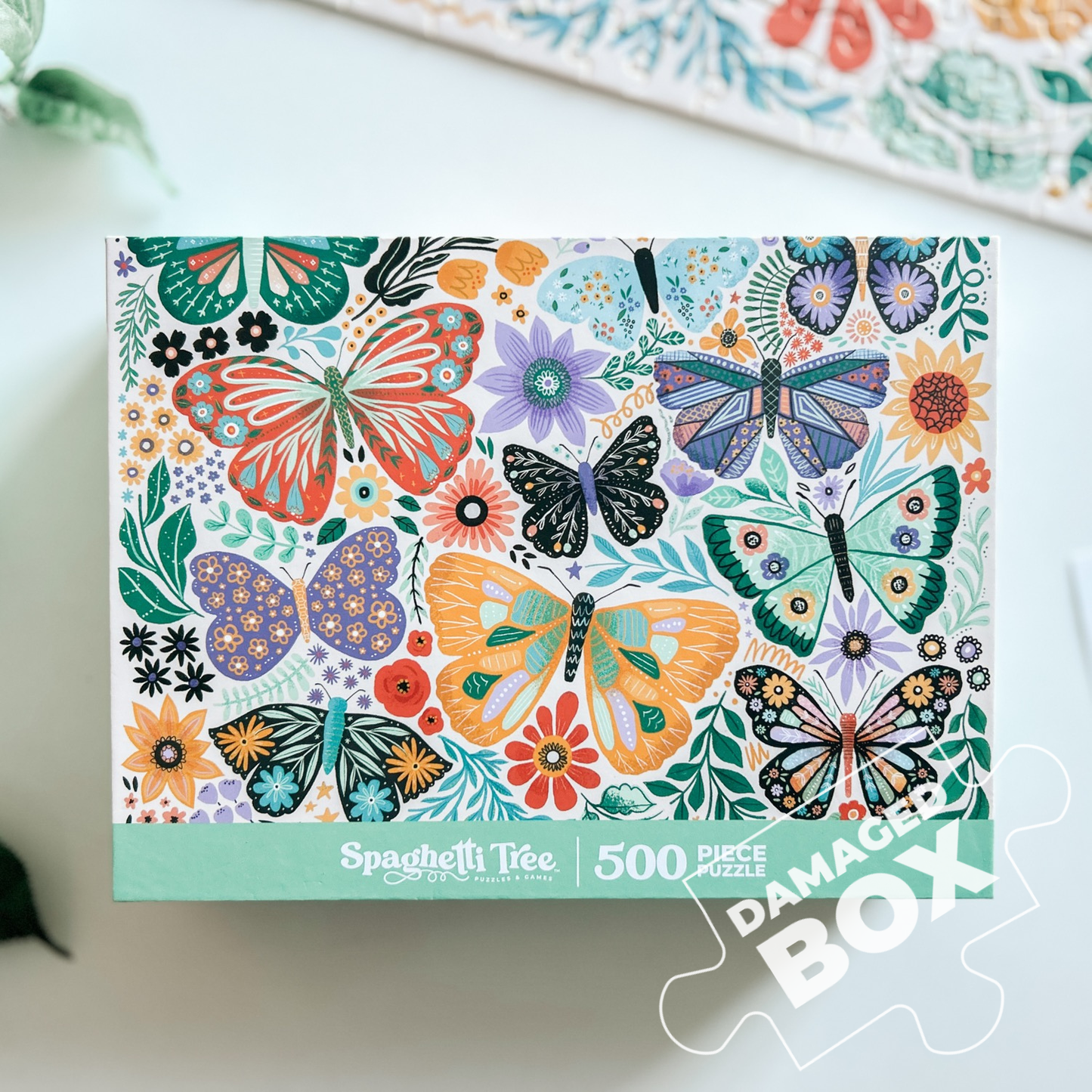 Butterfly Bouquet 500 Pc Puzzle *DAMAGED BOX*