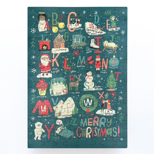 ABCs of Christmas 100 Pc Wood Puzzle