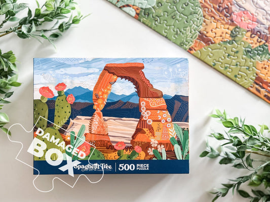 Delicate Work of Arch 500 Pc Puzzle *DAMAGED BOX*