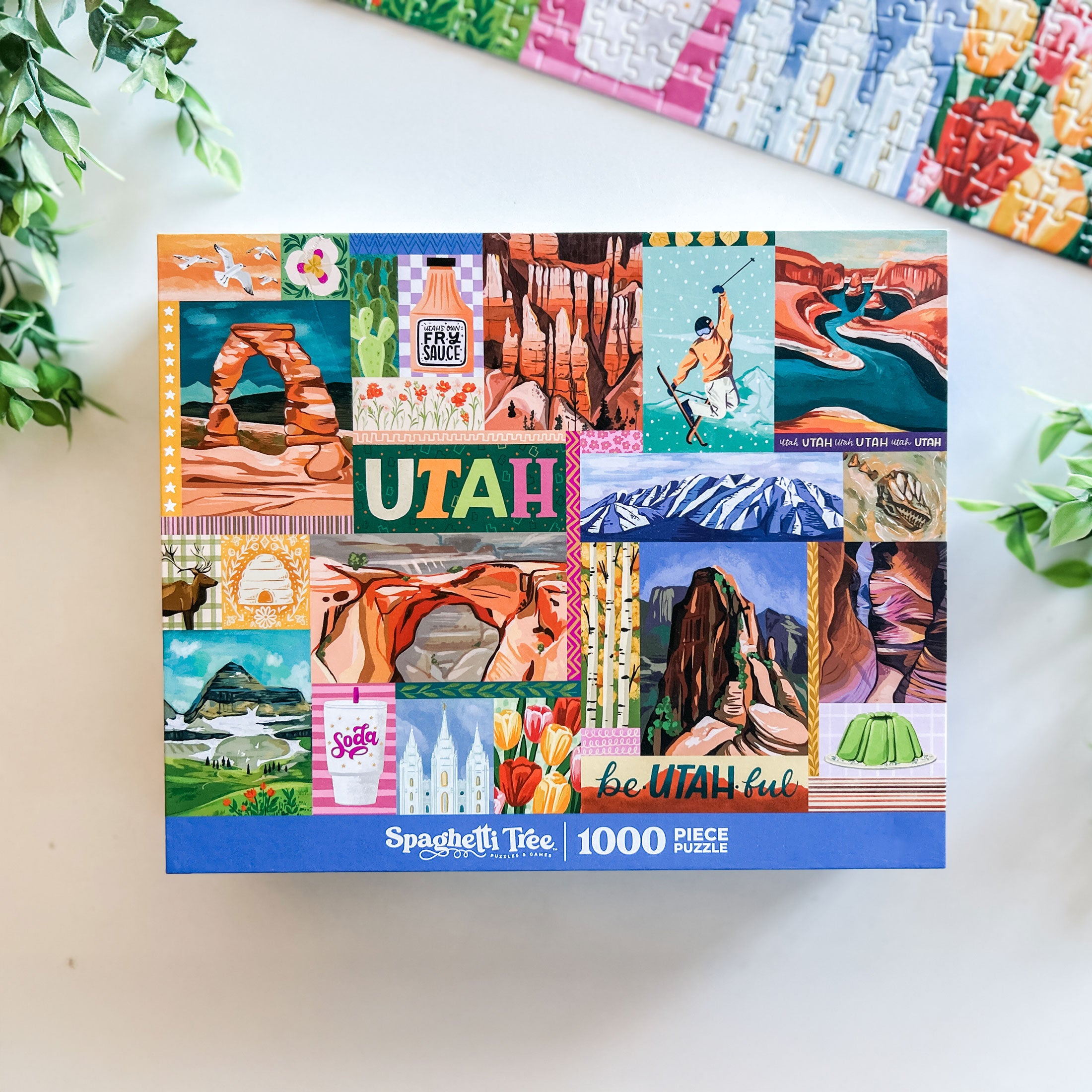 Iconic Utah 1000 Pc Puzzle – Spaghetti Tree Puzzles and Games